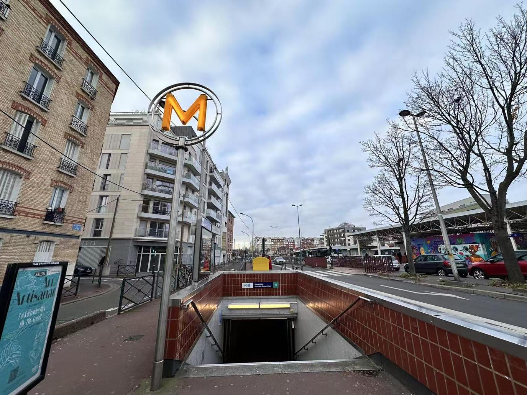 Asnières Apartment Metro-Paris מראה חיצוני תמונה